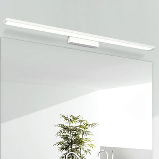 Trendy Black Rectangular Metal Bathroom Vanity Light Zowala Image - 4