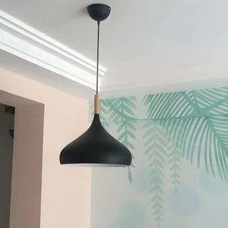 ZOWALA - Modern Metal Onion Teardrop Dining Room Pendant Light Image - 4