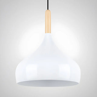 ZOWALA - Modern Metal Onion Teardrop Dining Room Pendant Light Image - 6