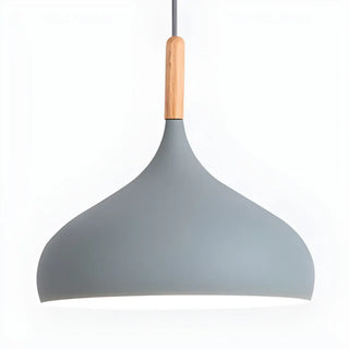 ZOWALA - Modern Metal Onion Teardrop Dining Room Pendant Light Image - 8