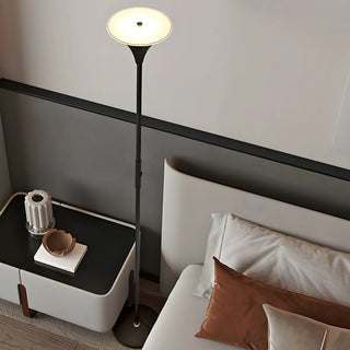 ZOWALA - Modern Black Metal Torchiere Lamp Image - 3