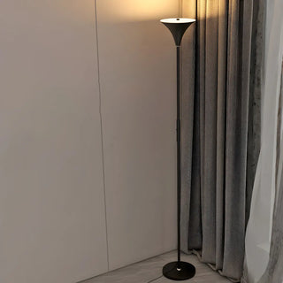 ZOWALA - Modern Black Metal Torchiere Lamp Image - 7