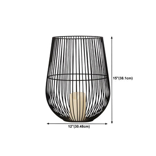 ZOWALA - Modern Black Metal Floor Lamp Image - 16