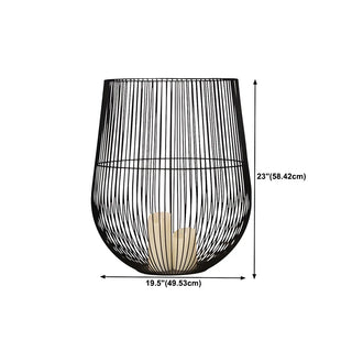 ZOWALA - Modern Black Metal Floor Lamp Image - 18