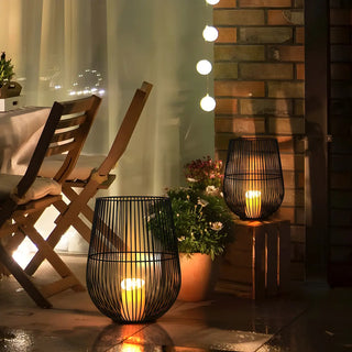 ZOWALA - Modern Black Metal Floor Lamp Image - 7