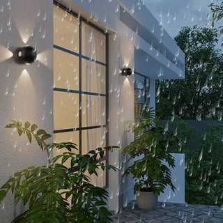 Waterproof Modern Rectangle External Up Down Wall Lamp Zawala Image - 21
