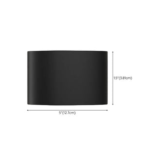 Waterproof Modern Rectangle External Up Down Wall Lamp Zawala Image - 25
