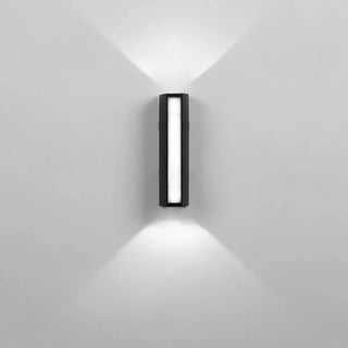 Black Simple Exterior Rectangular Metal Wall Sconce Zawala Image - 11