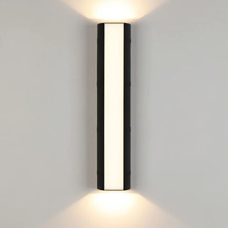 Black Simple Exterior Rectangular Metal Wall Sconce Zawala Image - 12
