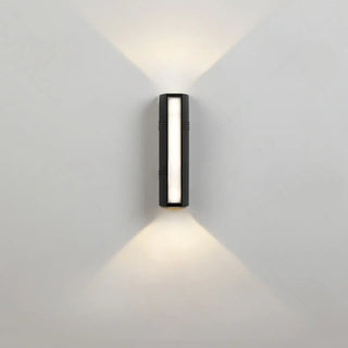 Black Simple Exterior Rectangular Metal Wall Sconce Zawala Image - 9