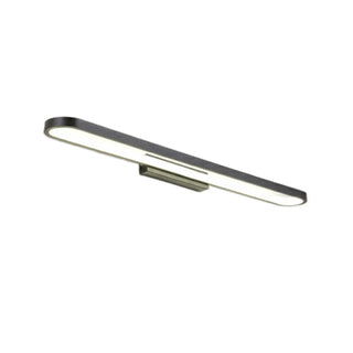 Modern Oval Black Metal and Acrylic Vanity Light Zawala Image - 10