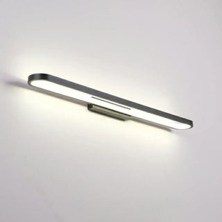 Modern Oval Black Metal and Acrylic Vanity Light Zawala Image - 8