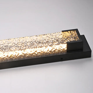 Trendy Geometric Steel Outdoor LED Wall Light Black Zawala Image - 12