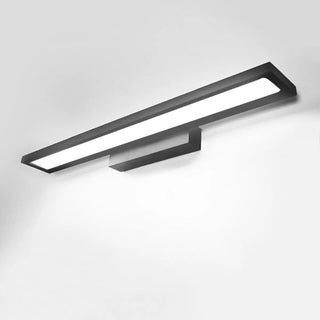 Modern Rectangular Metal Bathroom Black Vanity Light Zawala Image - 8