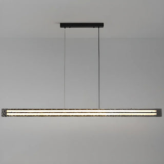 ZOWALA - Modern Linear Black Metal Pendant Light Kitchen Large Image - 6