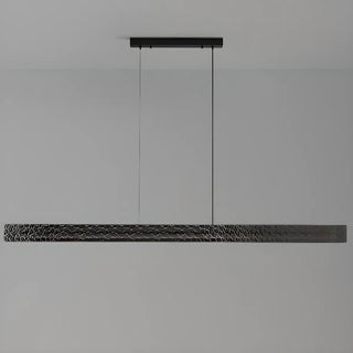 ZOWALA - Modern Linear Black Metal Pendant Light Kitchen Large Image - 7