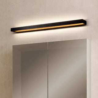 Modern Rectangular Metal Black Mirror Vanity Lights Zawala Image - 6