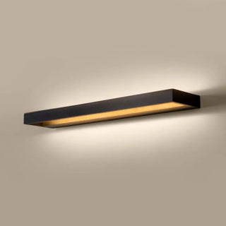 Modern Rectangular Metal Black Mirror Vanity Lights Zawala Image - 8