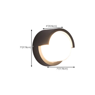 Simple Rectangular Plexiglas Outdoor Wall Light Black Image - 24