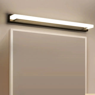 Black Rectangular Acrylic Wall-Mounted Vanity Light Zawala Image - 3
