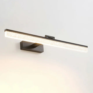 Classic Black Rectangular LED Mirror Vanity Light Zawala Image - 4