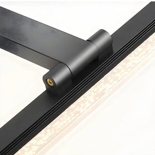 Classic Black Rectangular LED Mirror Vanity Light Zawala Image - 7