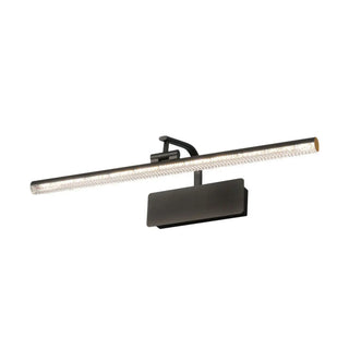 Black Modern Rectangular Metal Vanity Light Fixture Zawala Image - 10