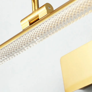 Black Modern Rectangular Metal Vanity Light Fixture Zawala Image - 13