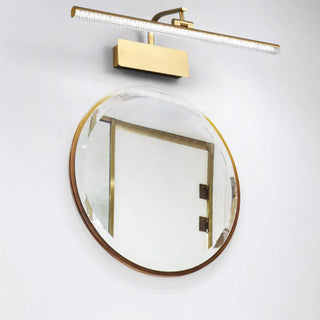 Black Modern Rectangular Metal Vanity Light Fixture Zawala Image - 4