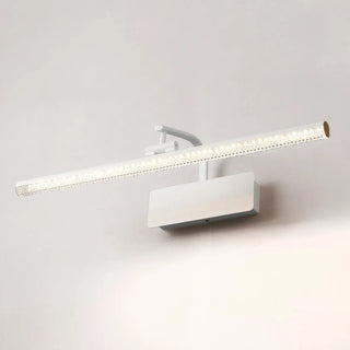 Black Modern Rectangular Metal Vanity Light Fixture Zawala Image - 6
