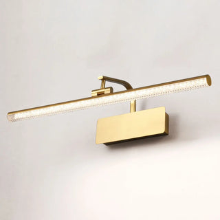 Black Modern Rectangular Metal Vanity Light Fixture Zawala Image - 7