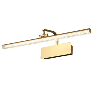 Black Modern Rectangular Metal Vanity Light Fixture Zawala Image - 9
