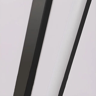Metal Modern Black Rectangular RGB LED Floor Lamp Zawala Image - 9