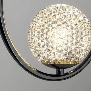ZOWALA - Modern Clear Acrylic Globe Pendant Light Bedroom Image - 10