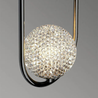 ZOWALA - Modern Clear Acrylic Globe Pendant Light Bedroom Image - 14