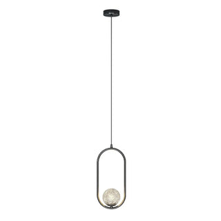 ZOWALA - Modern Clear Acrylic Globe Pendant Light Bedroom Image - 16
