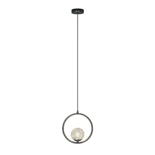 ZOWALA - Modern Clear Acrylic Globe Pendant Light Bedroom Image - 21