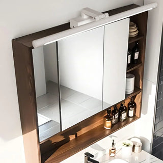 ZOWALA - Metal Tubular Black LED Bathroom Vanity Mirror Light Image - 3