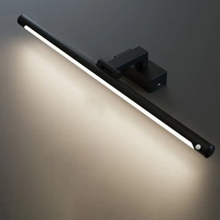 ZOWALA - Metal Tubular Black LED Bathroom Vanity Mirror Light Image - 5
