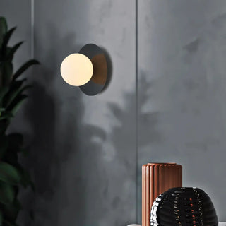 Modern Brass Globe LED Vanity Wall Light Fixtures Zawala Image - 3