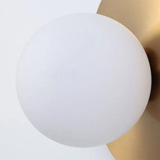 Modern Brass Globe LED Vanity Wall Light Fixtures Zawala Image - 8