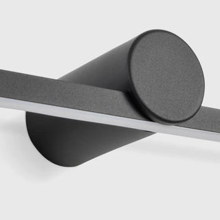 Linear Modern Black Wall Mounted LED Vanity Light Zawala Image - 10