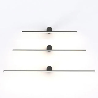 Linear Modern Black Wall Mounted LED Vanity Light Zawala Image - 11