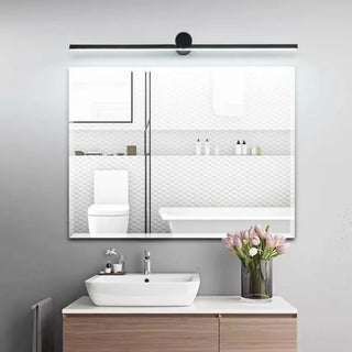 Linear Modern Black Wall Mounted LED Vanity Light Zawala Image - 3
