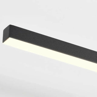 Linear Modern Black Wall Mounted LED Vanity Light Zawala Image - 9