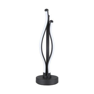 ZOWALA - Modern Black Silica Gel Strip LED Table Lamp Image - 7