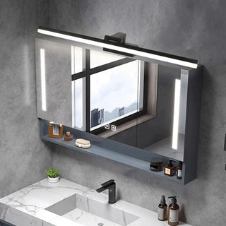 Rotating Modern Rectangular LED Bathroom Vanity Light Zawala Image - 1