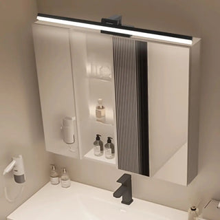 Rotating Modern Rectangular LED Bathroom Vanity Light Zawala Image - 3