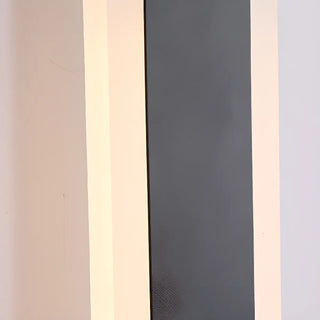 Slim Modern Black Vertical Outdoor LED Wall Light  Zawala Image - 14