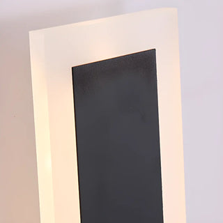 Slim Modern Black Vertical Outdoor LED Wall Light  Zawala Image - 15